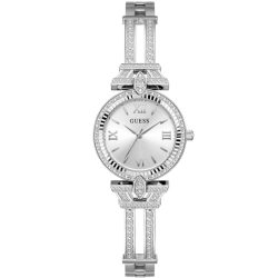 Guess - Analoguhr, Delphine, 28mm, Silber