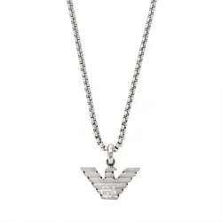 Emporio Armani EGS3169040 Eagle Logo Herren Halskette