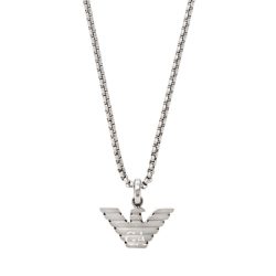 Emporio Armani EGS3169040 Eagle Logo Herren Halskette