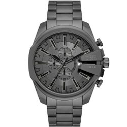Diesel - Analoguhr, Mega Chief Slim, 48mm, Grau