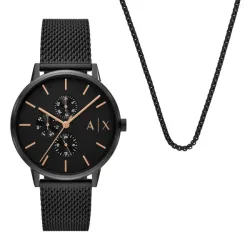 Armani Exchange AX7162SET Cayde Herren Uhr & Halskette