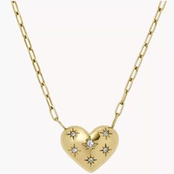 Fossil - Halskette, Sadie, 40.6+5CM, Goldfarben