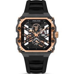 Police Uhr PEWGM0072002 – Schwarze Eleganz mit Roségold