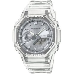 CASIO - Analoguhr, G-SHOCK Classic, 48mm, Transparent