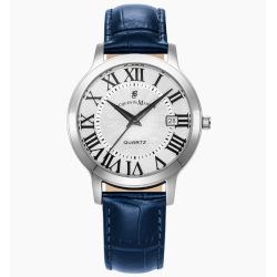 JACQUES DU MANOIR - Analoguhr, Genesis Gents, 38mm, Black
