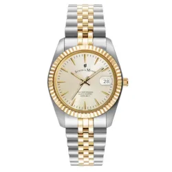 JACQUES DU MANOIR - Analoguhr, Inspiration classic, 36mm, Zweifarbig