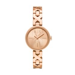 Armani Exchange Damen Uhr AX5832 Eleganz in Roségold