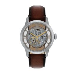 Fossil - Automatikuhr, Townsman, 44mm, Braun