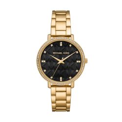 Michael Kors Damen Pyper UHR aus Edelstahl Gold