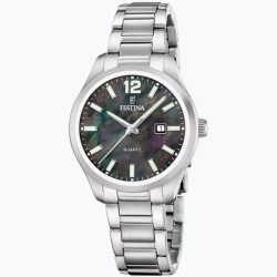 Festina - Analoguhr, Acero Clasico, 34mm, Silber