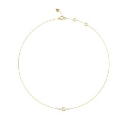 Guess - Halskette, Tiny Pearly, 40.5CM, Gold