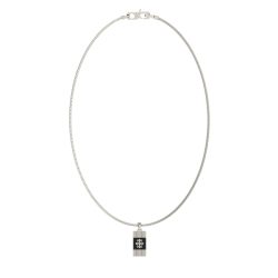 Guess - Halskette mit Anhänger, Rebel Moon, 66cm, Silber