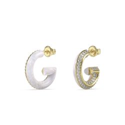 Guess - Ohrringe, G Crystal, 20mm, Gold
