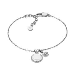 Emporio Armani Damen Armband EGS3276040 Coin Collection Silber – .