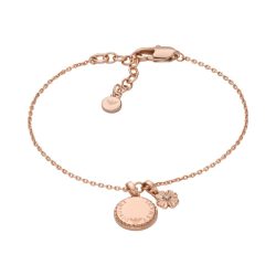 Emporio Armani Armband EGS3278221 – Roségold, Blume & Logo-Plakette