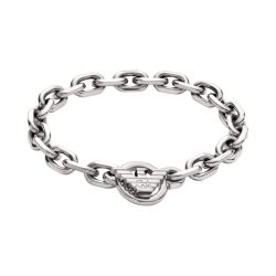 Emporio Armani Herren Armband EGS3236040 . Edelstahl Kette Silber .