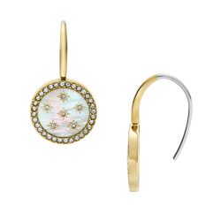 Fossil - Ohrhänger, Jewelry, One Size, Goldfarben