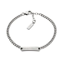 Emporio Armani Herren Armband EGS3189040 – Edelstahl Silber