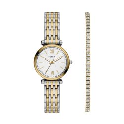 Fossil - Uhrenset, Carlie, 28mm, Zweifarbig