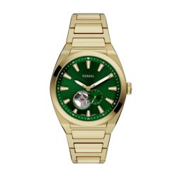 Fossil - Automatikuhr, Everett, 42mm, Gold