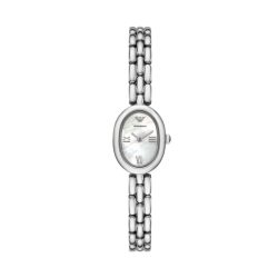 Emporio Armani AR11720 Damen Uhr – Eleganz in Edelstahl mit Perlmutt-Zifferblatt