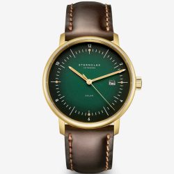 Sternglas - Analoguhr, Naos Solar, 38mm, Braun