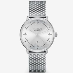 Sternglas - Analoguhr, Naos XS Edition Elyra, 33mm, Silber