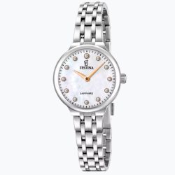 Festina - Analoguhr, Mademoiselle, 26mm, Silber