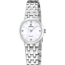 Festina - Analoguhr, Mademoiselle, 23mm, Silber