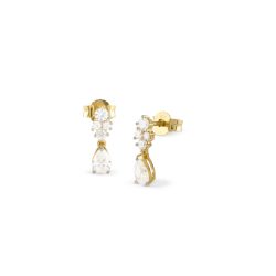 Guess - Ohrstecker, Jardin, 14mm, Gold