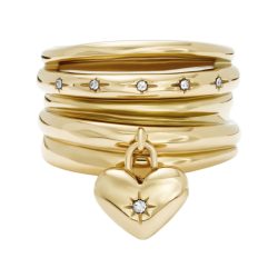 Fossil - Ring, Sadie, 57, Goldfarben