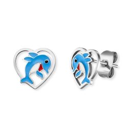 Herzengel HEES-DOLPH-HEART-S Kinder Ohrringe