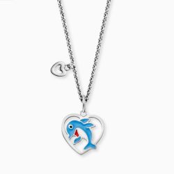 Herzengel HENS-DOLPHIN-HEART Kinder Halskette