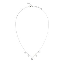 Guess - Halskette, Secret Garden, 45.5CM, Silber