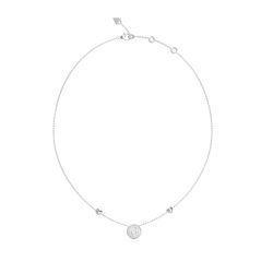 Guess - Halskette, G Talisman, 45.5CM, Silber