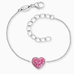 Herzengel HEBS-GLITTERHEART Kinder Armband