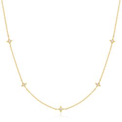 ANIA HAIE - Halskette, Dusk Divas, 38+7.5CM, Goldfarben