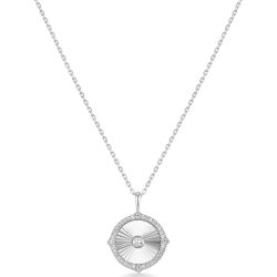 ANIA HAIE - Halskette, Tide Echo, 40.5+5CM, Silber