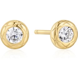 ANIA HAIE - Ohrstecker, Tide Echo, One Size, Goldfarben