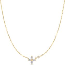 ANIA HAIE - Halskette, Starlit Drops, 40.5+5CM, Goldfarben