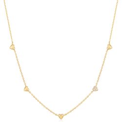ANIA HAIE - Halskette, Starlit Drops, 40.5+5CM, Goldfarben