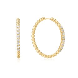 ANIA HAIE - Creolen, Miss Dainty, One Size, Goldfarben