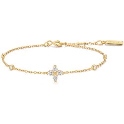 ANIA HAIE - Armband, Starlit Drops, 16.5+2CM, Goldfarben