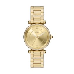 Fossil - Analoguhr, Carlie, 35mm, Gold