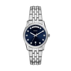 Fossil - Analoguhr, Scarlette, 34mm, Silber