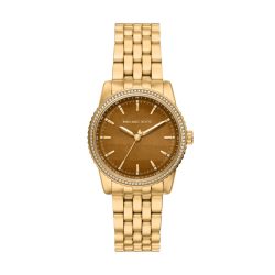 Michael Kors - Chronograph Uhr, Bryant, 35mm, Gold