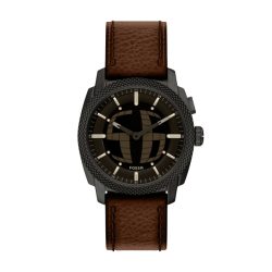 Fossil - Digitaluhr, Machine Big Tic, 41mm, Braun
