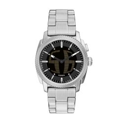 Fossil - Digitaluhr, Big Tic, 41mm, Silber