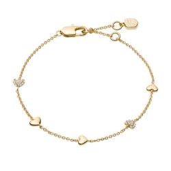 Fossil - Armband, Sutton, 16.5+2.5CM, Goldfarben