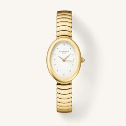 Rosefield - Analoguhr, Oval Evolution, 29mm, Goldfarben